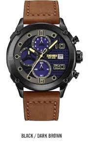 [2051BKBN] SKMEI 2051 (Black/Brown)