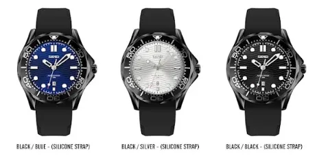 [9276PBKBK] SKMEI 9276 (Black/Black-Silicone Strap)