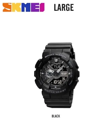[1834BK] SKMEI 1834 black (big size)